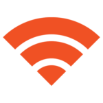 Wireless symbol icon for wireless installation services from Clark Building Technologies.